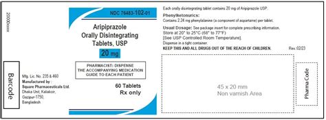 Aripiprazole ODT Package Insert Drugs