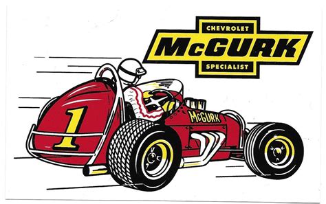 McGurk Camshafts Vintage Style DECAL, Vinyl STICKER, rat rod, hot rod, racing • $4.69 | Vintage ...