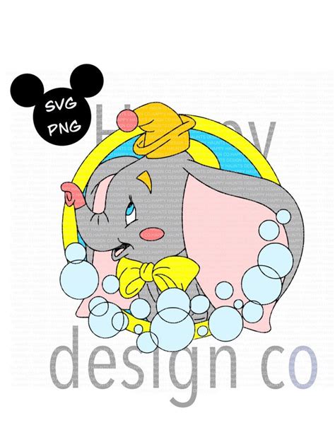 Clown Dumbo Svg Easy Cut File For Cricut Layered By Colour Etsy New