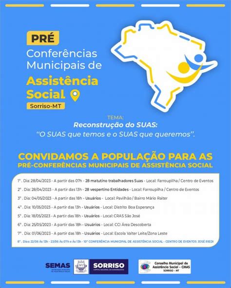 Sorriso Promove Pré Conferências Municipais De Assistência So