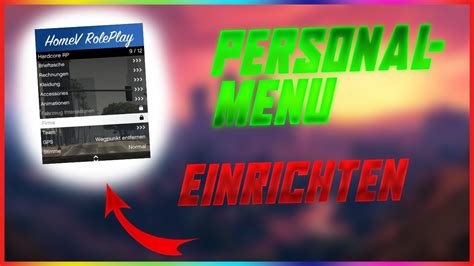 Fivem Server Einrichten 8 Personalmenu Einfügen Vzrq Youtube