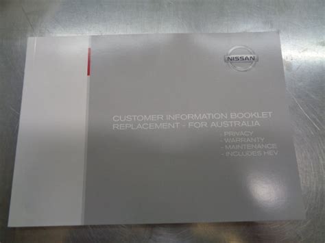 Nissan Genuine Warranty And Service Booklet New Part Half Price Parts Car Parts For Half