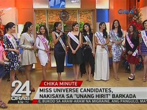 Oras Miss Universe Candidates Nakisaya Sa Unang Hirit Barkada