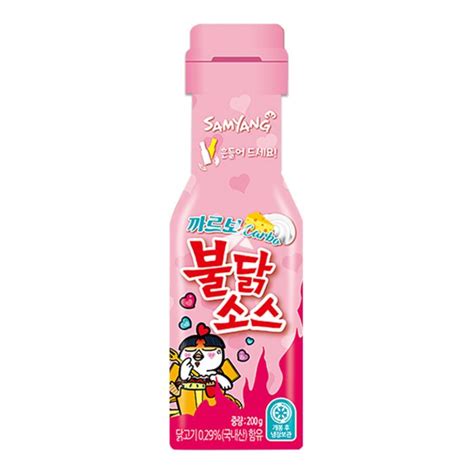 Buy Samyang Buldak Hot Chicken Flavour Sauce Carbonara 200g Korean Supermarket Online UK