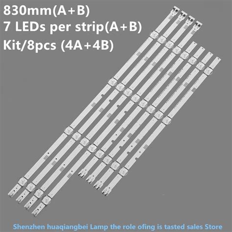 LED 스트립 삼성 UN43J5200AG UN43J5200 2015 SVS43 FCOM V5DN 430SMA R1 430SMB