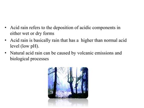 Acid Rain Causes Effects And Remediation PPT