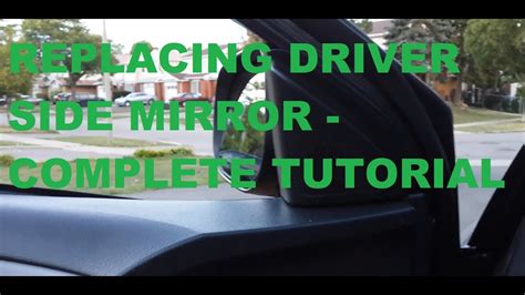 How To Replace Driver Side Mirror On Corolla YouTube