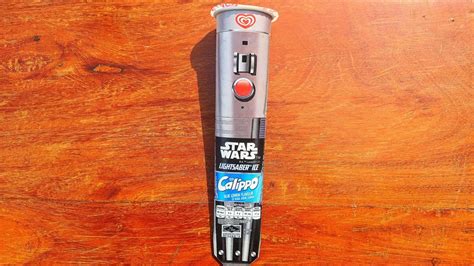 4k Asmr RAW Star Wars Lightsaber Ice Jedi Walls Ice Calippo Blue Lemon