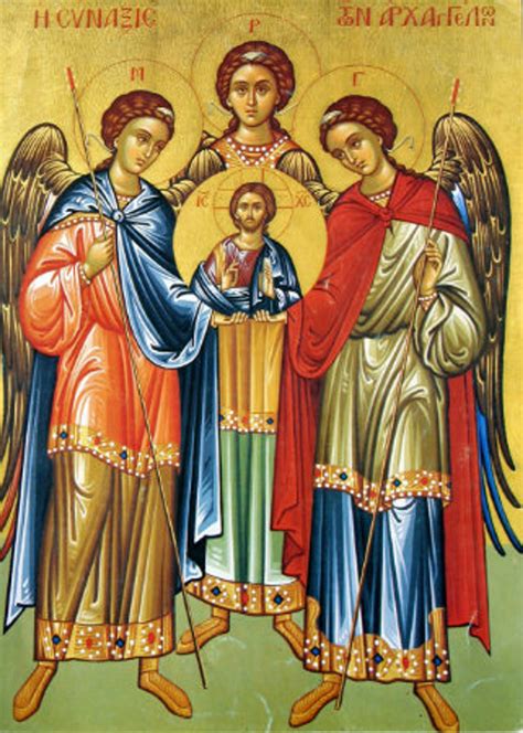 The Assembly of Archangels Icon - OrthodoxGifts.com