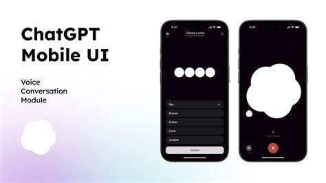 Chatgpt Mobile Ui Voice Conversation Module Figma