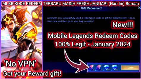 Mobile Legends Redeem Codes January Hurry Up This Is All New