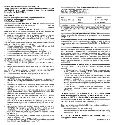 How To Read A Package Insert For A Vaccine Vaxopedia