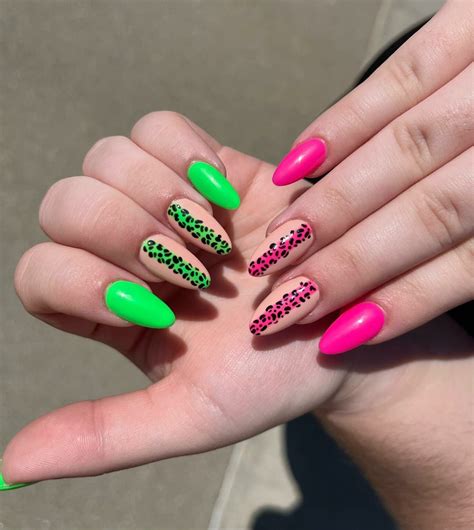 33 Best Pink And Green Nails Ideas And Designs 2024