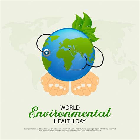 Día Mundial De La Salud Ambiental Vector Premium