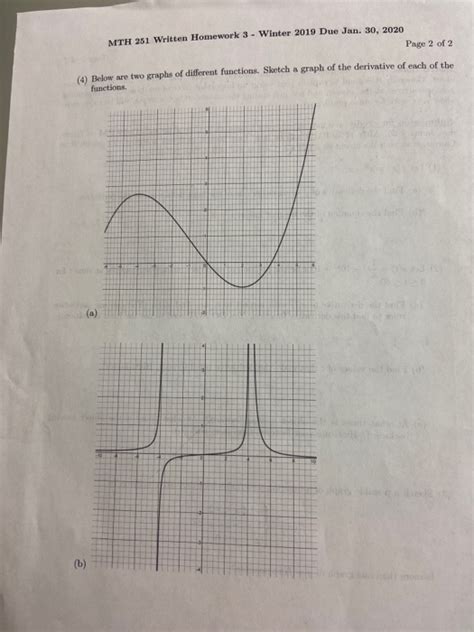 Solved MTH 251 Written Homework 3 Winter 2019 Due Jan 30 Chegg