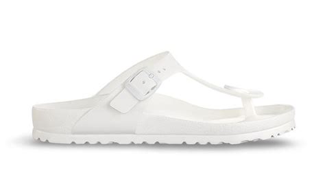 Birkenstock Ciabatta Infradito Gizeh Eva 128221 White Marro Un Passo