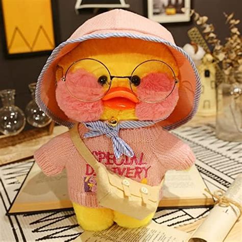 Loozykit Doudou De Canard Jaune Mignon En Peluche Poup E Animaux Doux