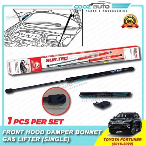 Toyota Fortuner Sustec Front Hood Damper Bonnet Gas Lifter