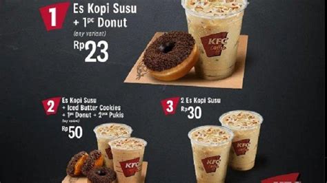 Serbu Promo Kfc Februari Es Kopi Susu Ice Butter Cookies