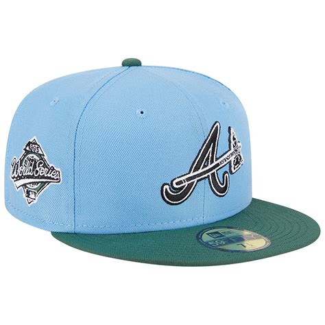 Men S New Era Sky Blue Cilantro Atlanta Braves World Series