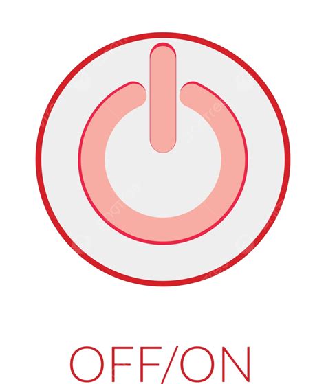 redtoned onoff button empowering concept audio illustration sound