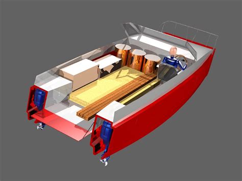 Plywood Power Catamarans Lunada Design