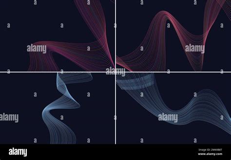 Add Visual Appeal To Your Presentations With These Abstract Waving Line