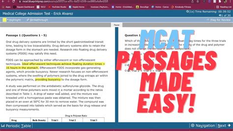 Mcat Chem Phys Passage Walkthrough Breakdown Mcat 528 STOP THINKING