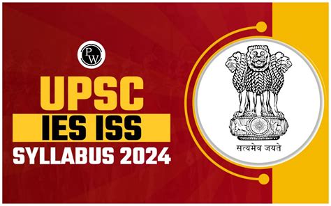 UPSC IES ISS Syllabus 2024 PDF Exam Pattern