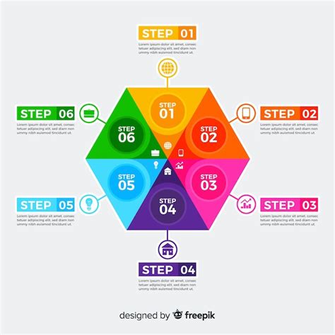 Free Vector | Infographic steps template