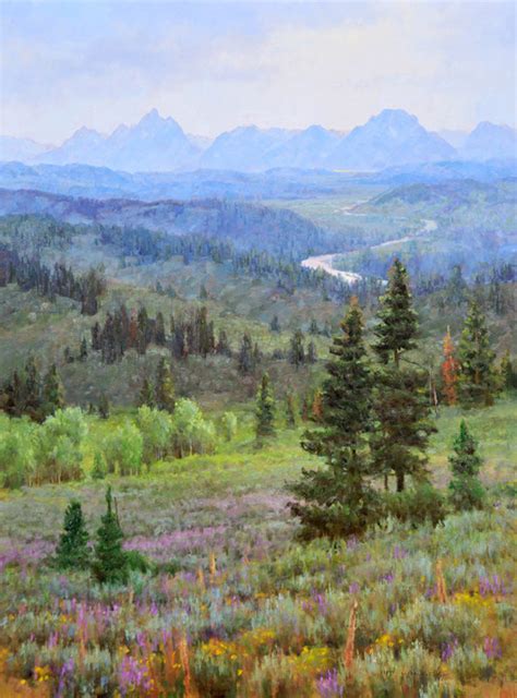 Jim Wilcox Art Artist Landscape Fine Art Painter Of The Tetons Prix