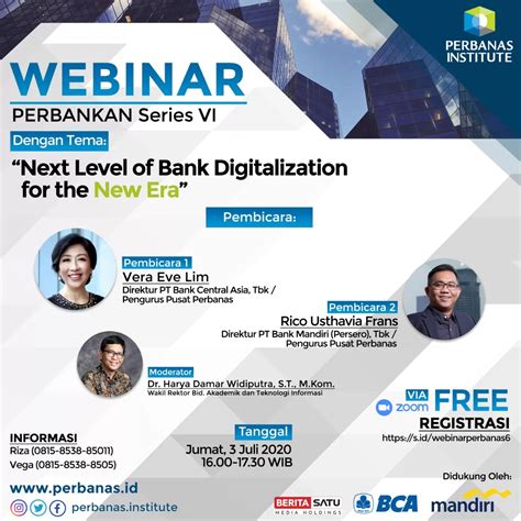 Perbanas Institute Webinar Perbankan Series Vi Dengan Tema Next