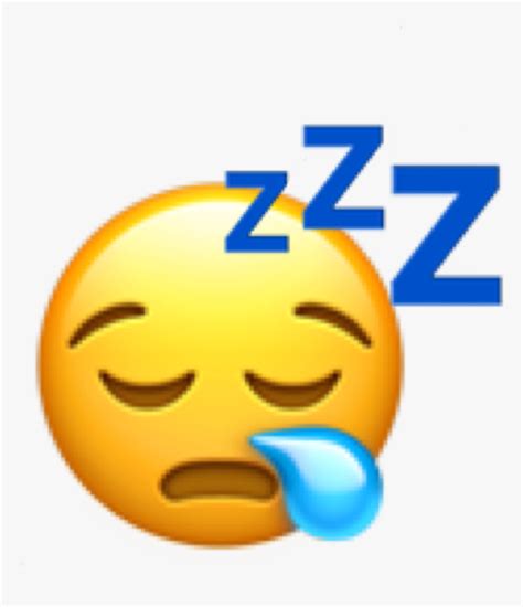 #zzz #bored #sleep #snot #emoji #ugh #tired #sleeping - Smiley, HD Png ...