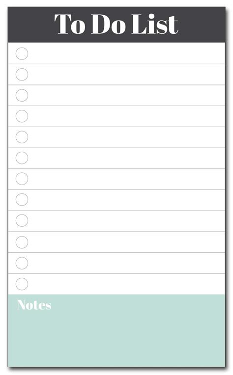 To Do List Notepad Cards By Sweetzer Orange 100 Easy To Read Todo