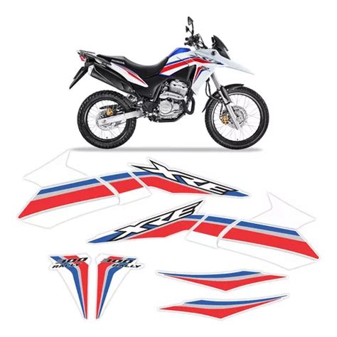 Adesivos Kit Honda Xre 300 Rally Adventure 2018 Branco à venda em Nova