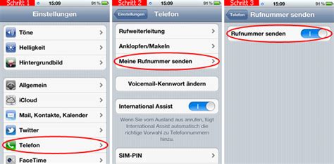 Iphone Eigene Rufnummer Unterdr Cken Rufnummernunterdr Ckung