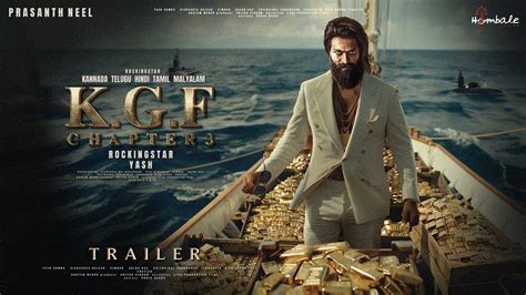 K G F Chapter Hindi Trailer Rocking Star Yash Raveena Tondon