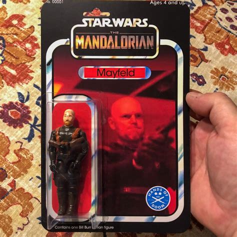 Bill Burr Mandalorian Action Figure | Bootleg toys, Action figures ...