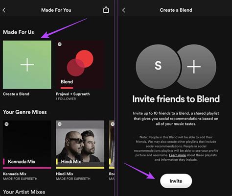 How To Makecreate Spotify Blend Playlist And Invite Your Friends