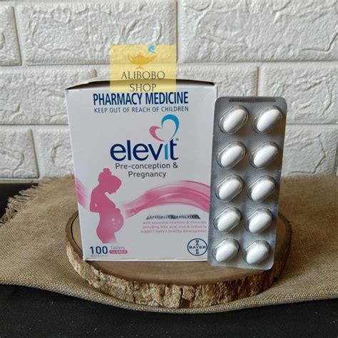 Jual Elevit Pregnancy Multivitamin Eceran Strip Shopee Indonesia