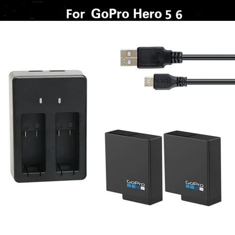 Cargador de batería para cámara GoPro Hero 8 AHDBT 501 accesorios de