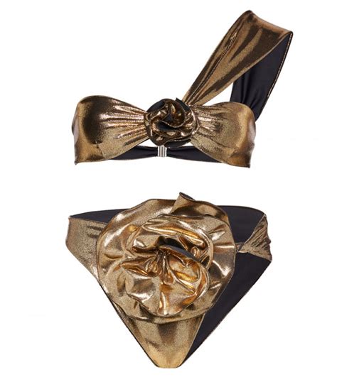 FLOWER BIKINI GOLD Soho Soho Eshop