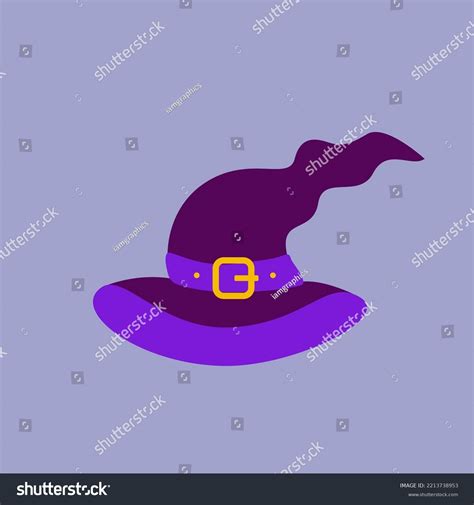 Witch Hat Silhouette Isolated Vector Illustration Stock Vector (Royalty Free) 2213738953 ...