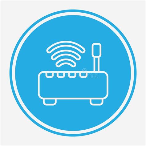 Symbole De Signe D Ic Ne De Vecteur De Modem Illustration Stock