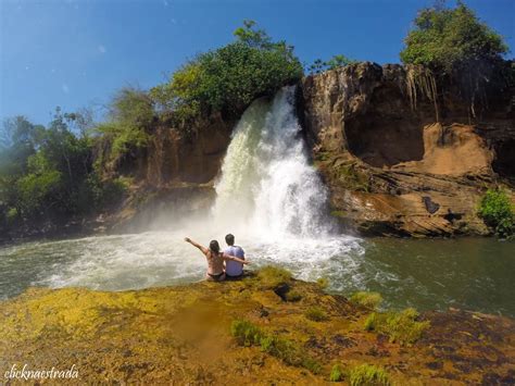 Cachoeira da Prata São Romão e Pôr do Sol no Rio Tocantins Click na