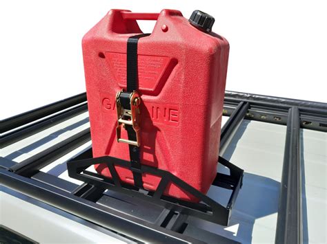 Commercial Max/Oval Steel Accessory Jerrycan holder | Tradesman Roof Racks