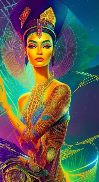 Queen Nefertiti Ai Generated Artwork Nightcafe Creator