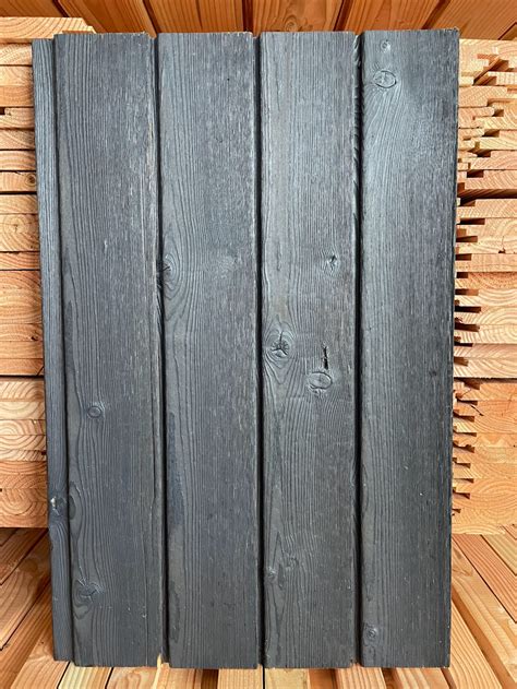 Charred Cladding Siberian Larch Vertical - Timberulove