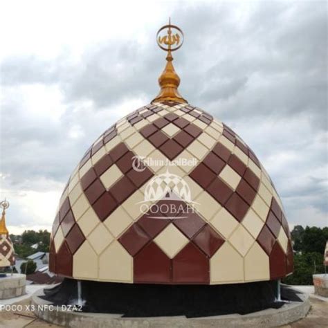 Kubah Masjid Diameter 6 Meter Berbahan Panel Premium Di Palembang