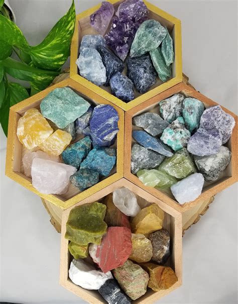 Intuitively Chosen Rough Crystal And Stone Set Crystals Chosen For You